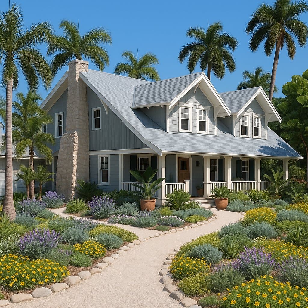 Coastal landscaping style transformation